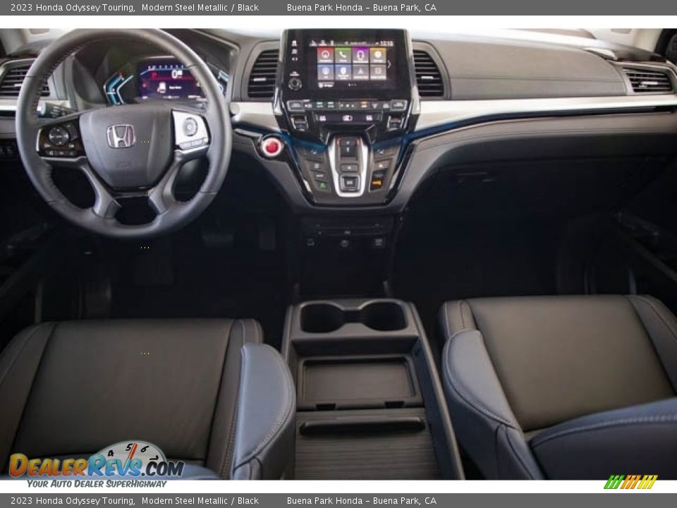 Black Interior - 2023 Honda Odyssey Touring Photo #17