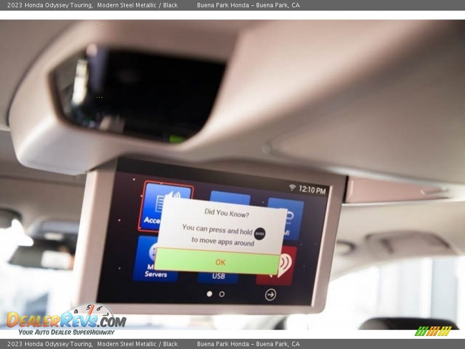 Entertainment System of 2023 Honda Odyssey Touring Photo #28