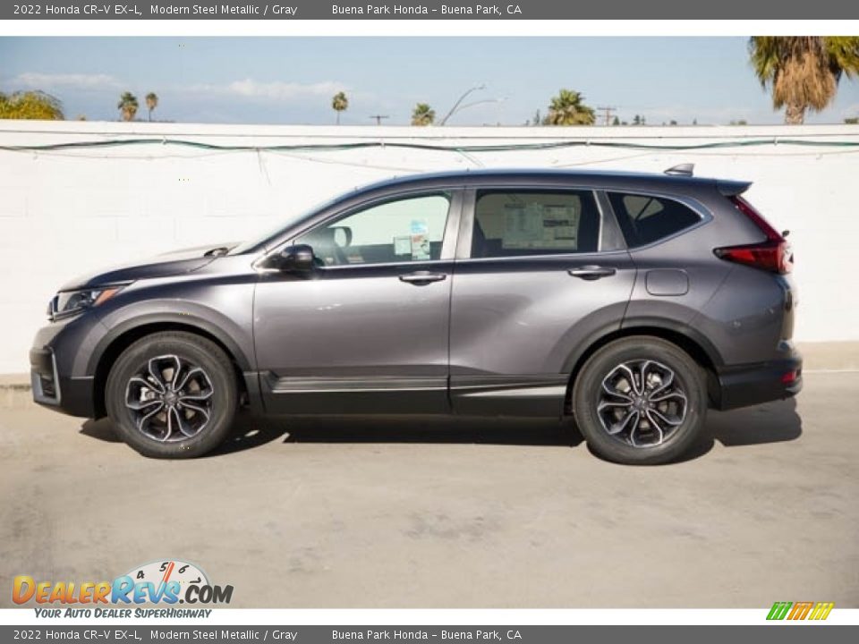 Modern Steel Metallic 2022 Honda CR-V EX-L Photo #4