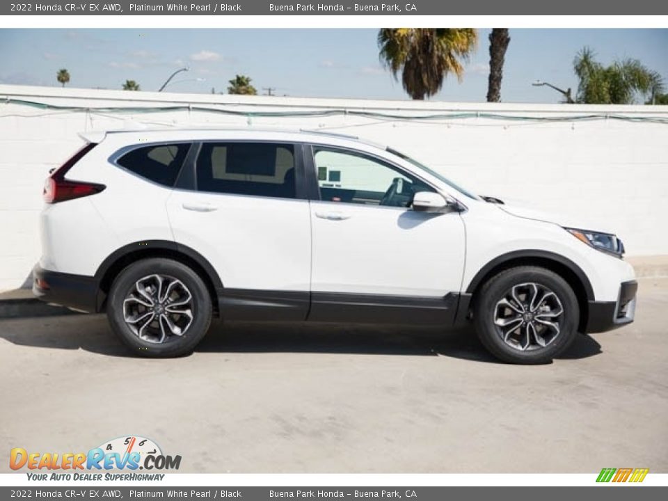 Platinum White Pearl 2022 Honda CR-V EX AWD Photo #6