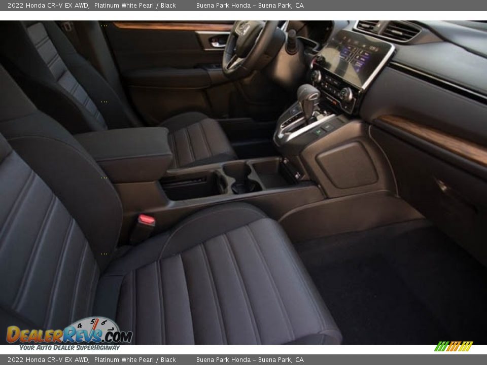 Black Interior - 2022 Honda CR-V EX AWD Photo #28
