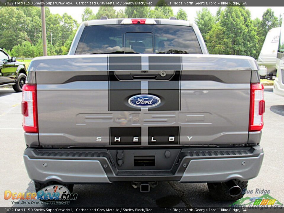 2022 Ford F150 Shelby SuperCrew 4x4 Carbonized Gray Metallic / Shelby Black/Red Photo #4