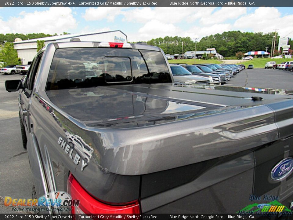 2022 Ford F150 Shelby SuperCrew 4x4 Carbonized Gray Metallic / Shelby Black/Red Photo #15