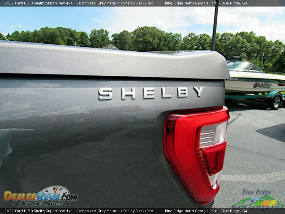 2022 Ford F150 Shelby SuperCrew 4x4 Carbonized Gray Metallic / Shelby Black/Red Photo #29