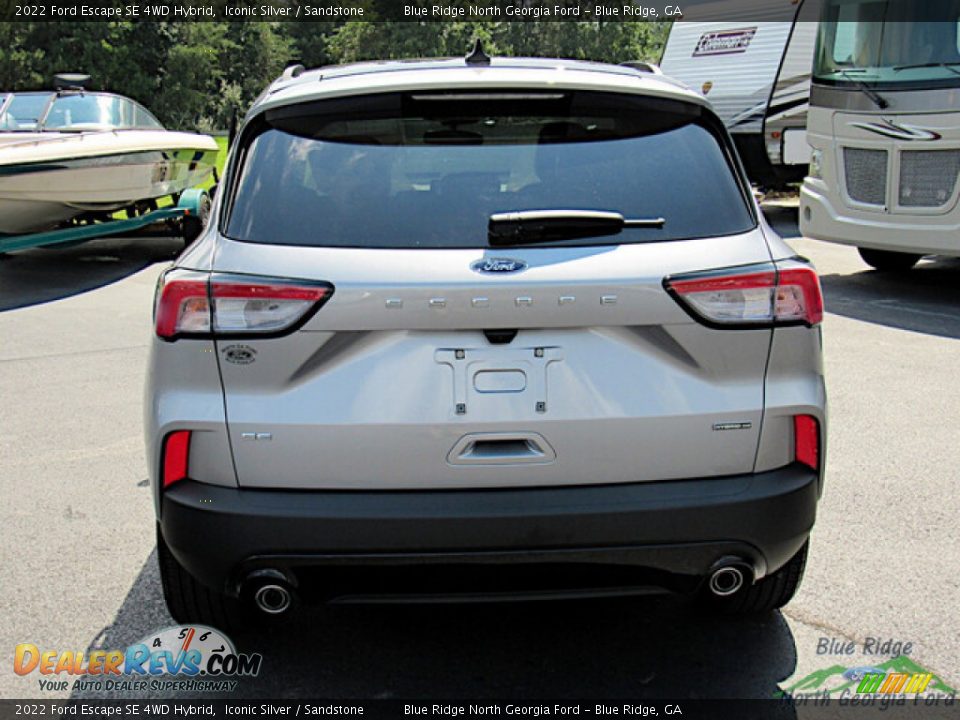 2022 Ford Escape SE 4WD Hybrid Iconic Silver / Sandstone Photo #4