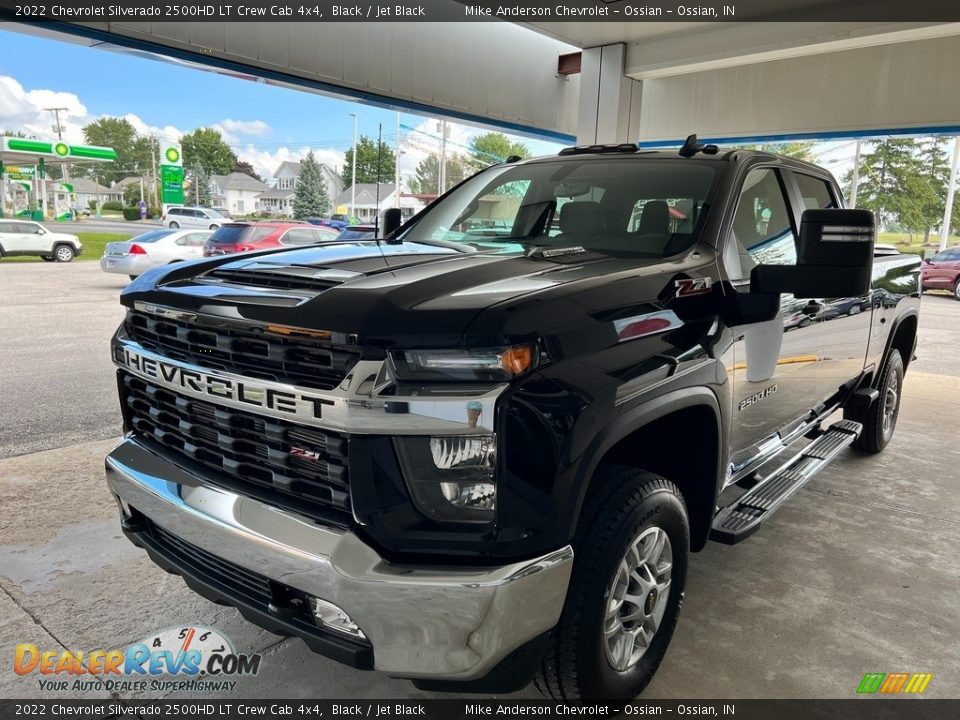 2022 Chevrolet Silverado 2500HD LT Crew Cab 4x4 Black / Jet Black Photo #2