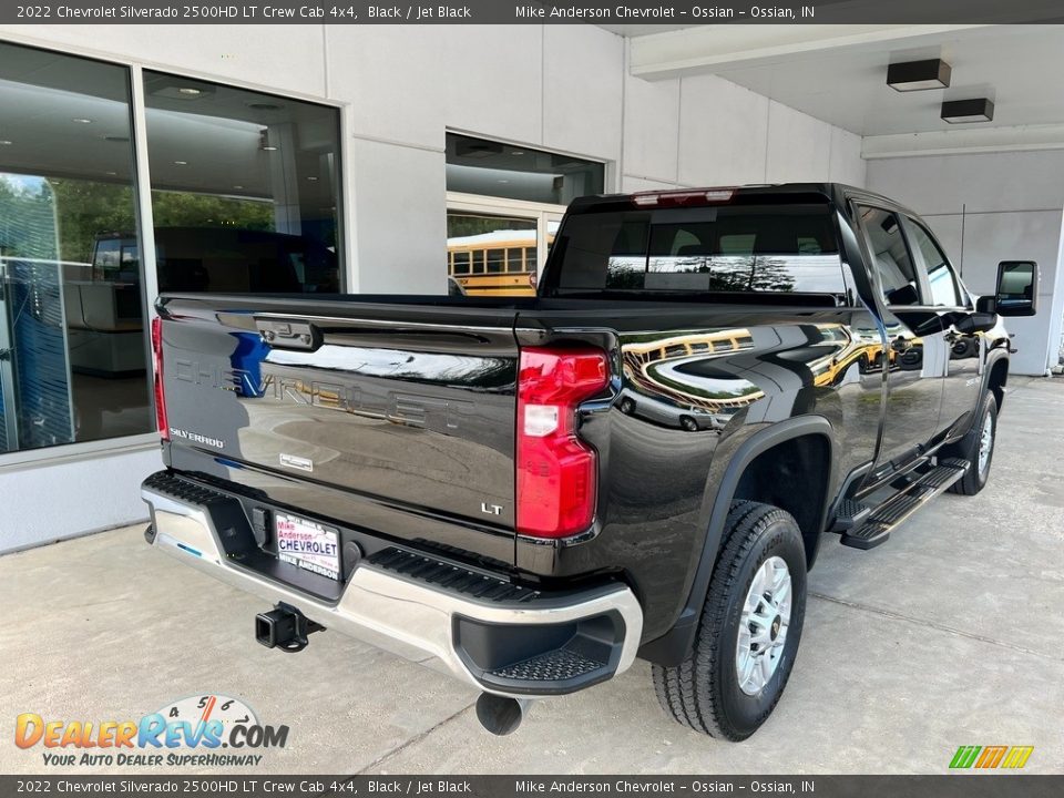 2022 Chevrolet Silverado 2500HD LT Crew Cab 4x4 Black / Jet Black Photo #6