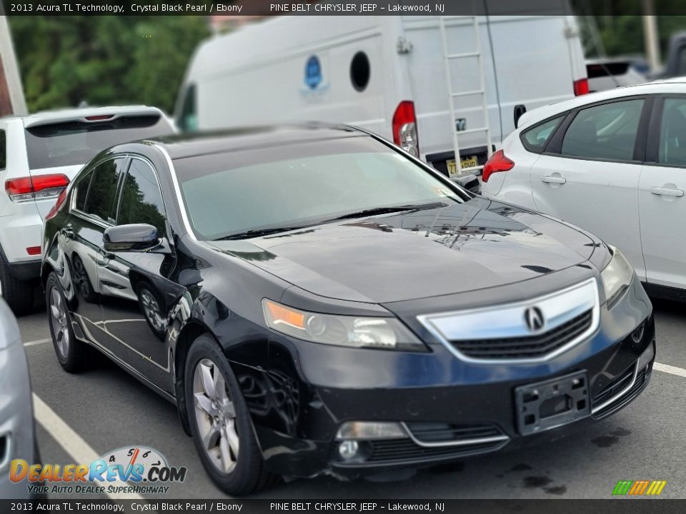 2013 Acura TL Technology Crystal Black Pearl / Ebony Photo #3