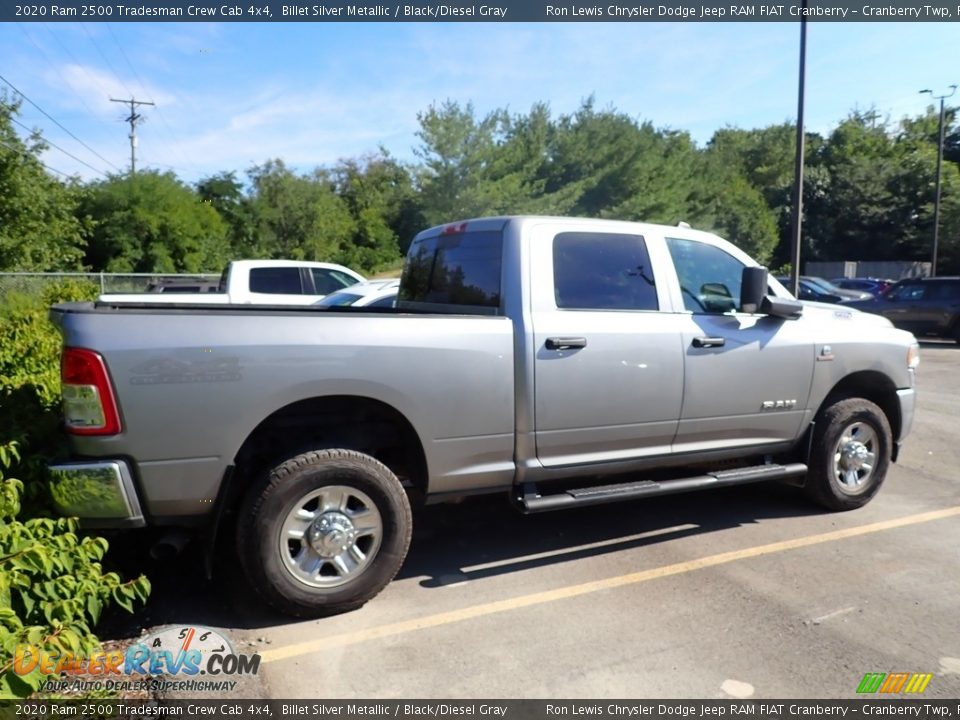 2020 Ram 2500 Tradesman Crew Cab 4x4 Billet Silver Metallic / Black/Diesel Gray Photo #3