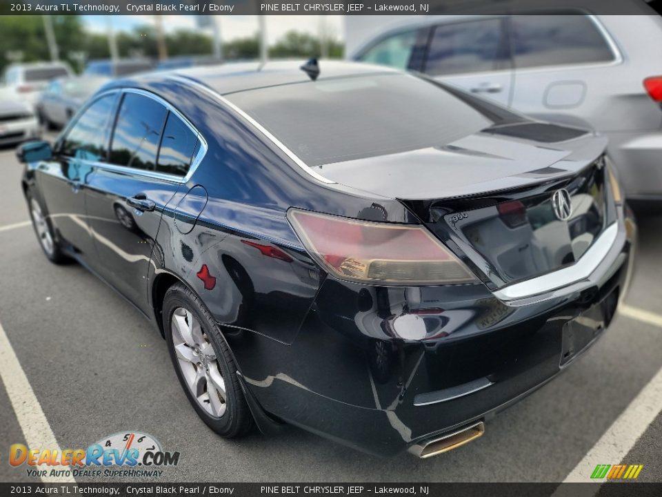 2013 Acura TL Technology Crystal Black Pearl / Ebony Photo #6