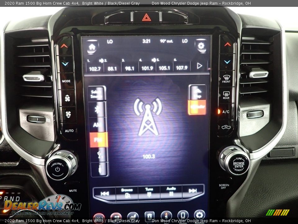 2020 Ram 1500 Big Horn Crew Cab 4x4 Bright White / Black/Diesel Gray Photo #2