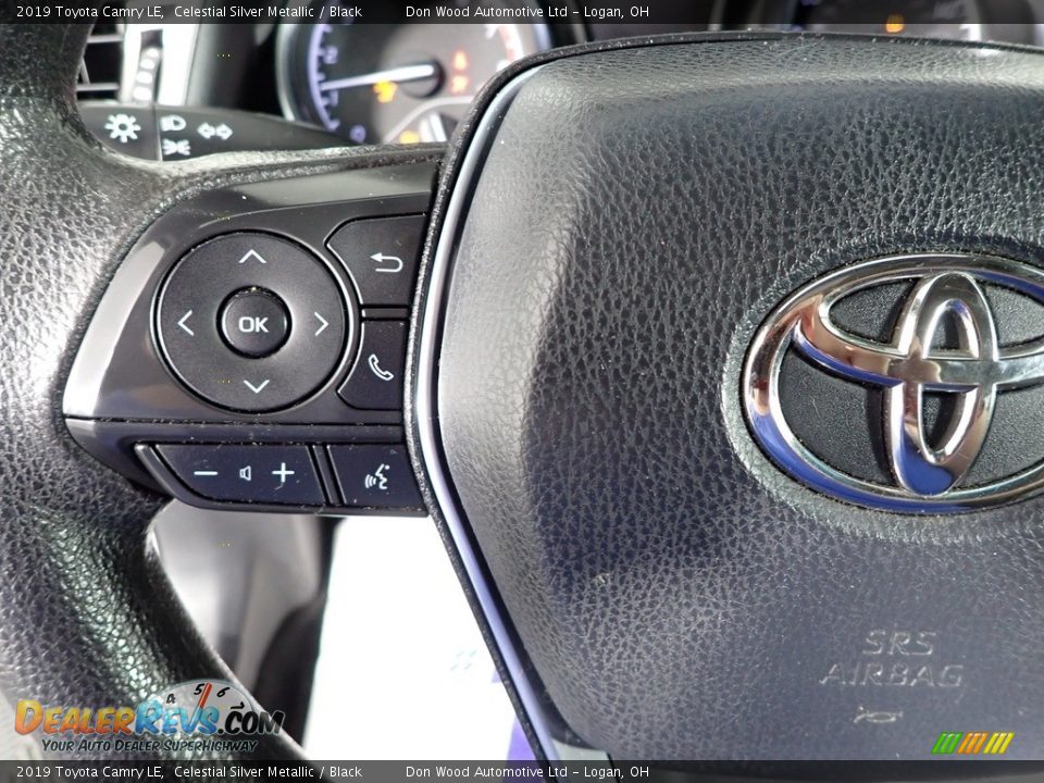 2019 Toyota Camry LE Celestial Silver Metallic / Black Photo #16