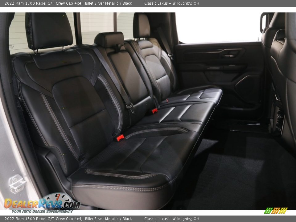 Rear Seat of 2022 Ram 1500 Rebel G/T Crew Cab 4x4 Photo #19