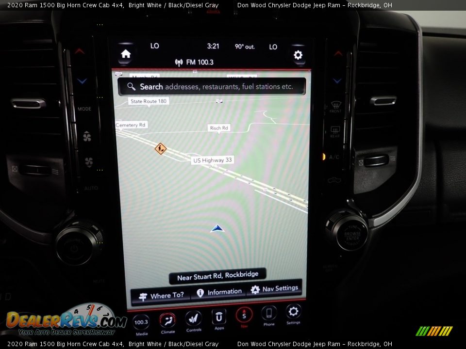 2020 Ram 1500 Big Horn Crew Cab 4x4 Bright White / Black/Diesel Gray Photo #5