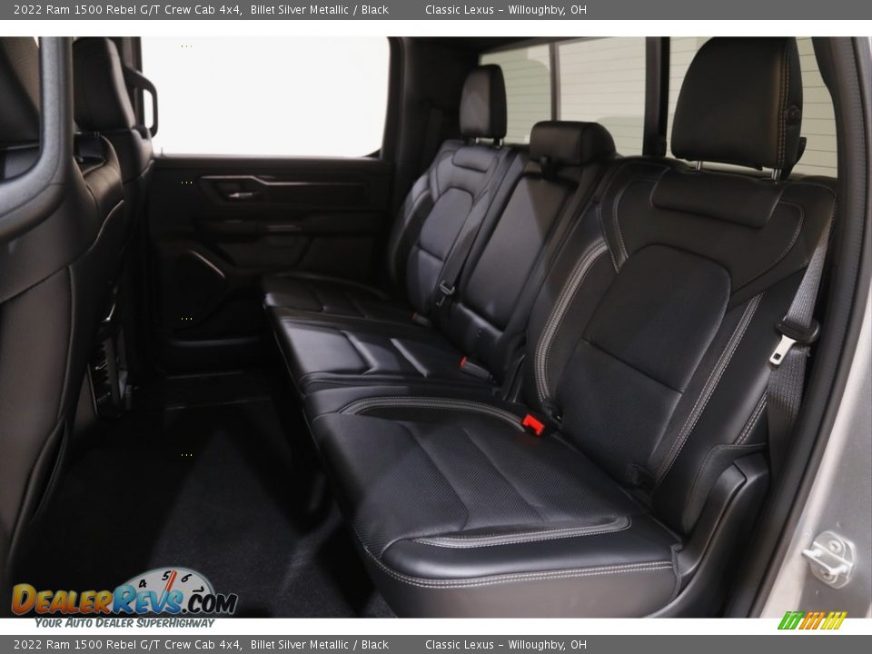 Rear Seat of 2022 Ram 1500 Rebel G/T Crew Cab 4x4 Photo #20