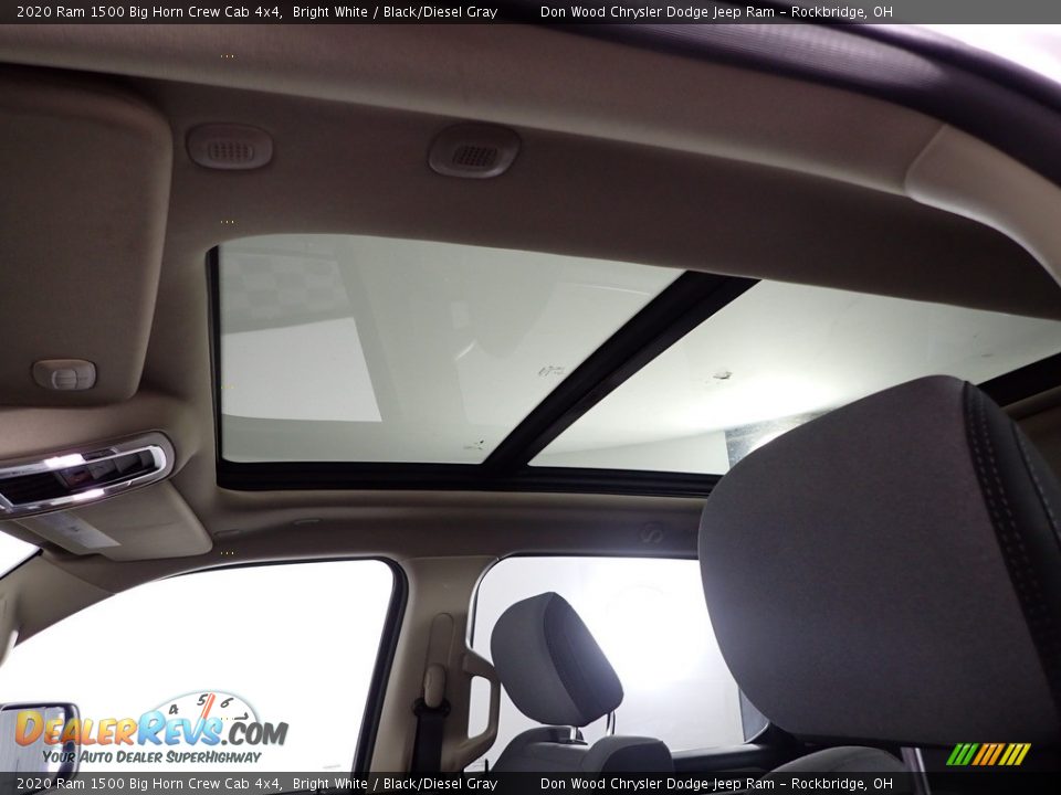 2020 Ram 1500 Big Horn Crew Cab 4x4 Bright White / Black/Diesel Gray Photo #6