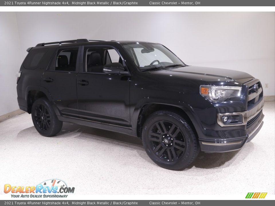 Midnight Black Metallic 2021 Toyota 4Runner Nightshade 4x4 Photo #1