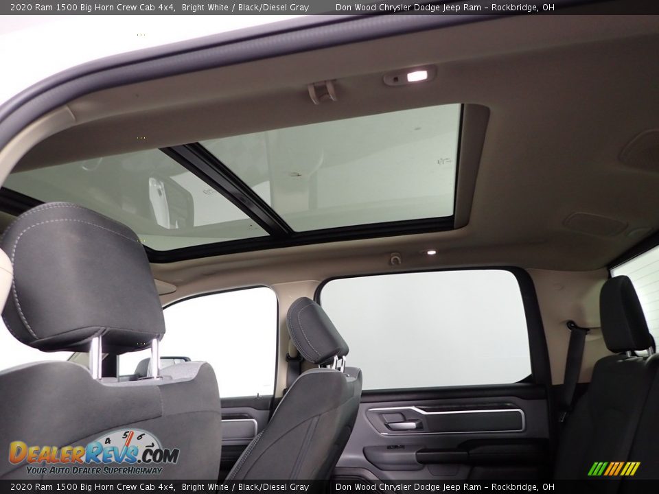 2020 Ram 1500 Big Horn Crew Cab 4x4 Bright White / Black/Diesel Gray Photo #7
