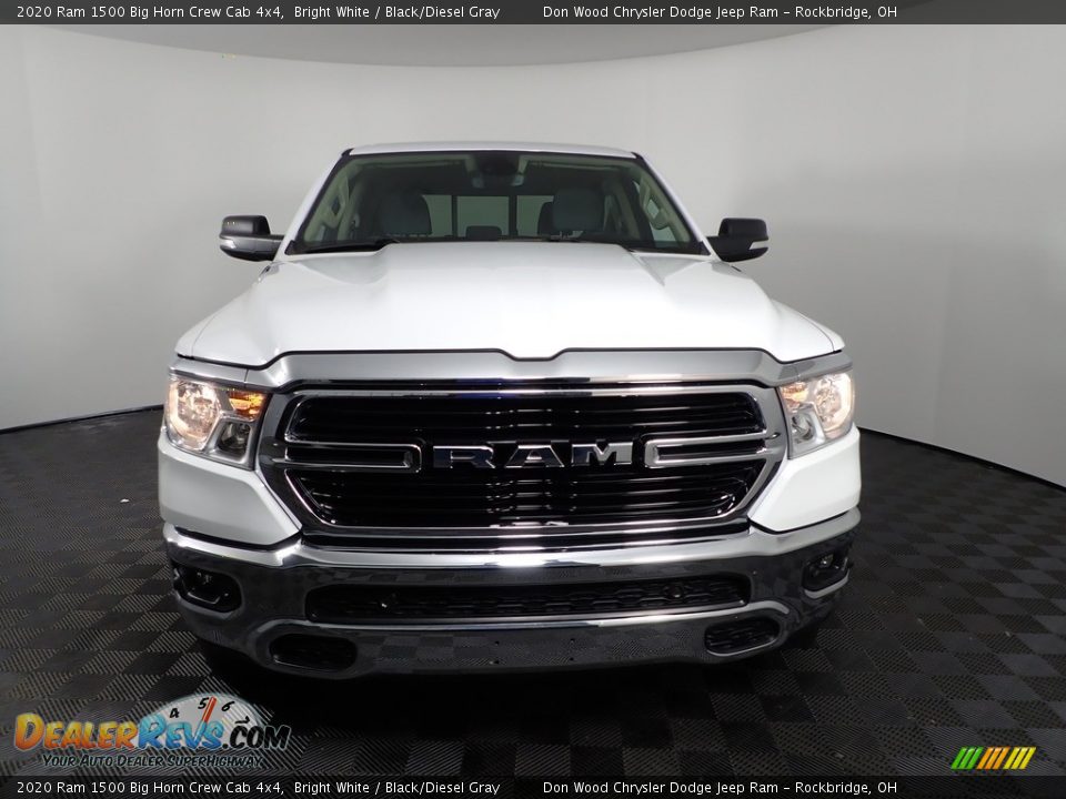 2020 Ram 1500 Big Horn Crew Cab 4x4 Bright White / Black/Diesel Gray Photo #8