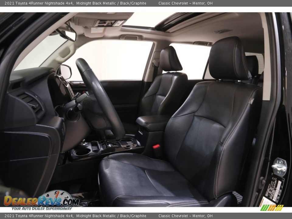 Black/Graphite Interior - 2021 Toyota 4Runner Nightshade 4x4 Photo #5