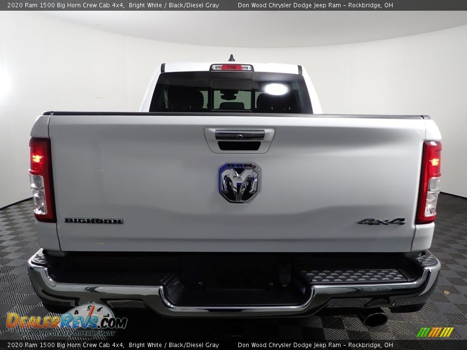 2020 Ram 1500 Big Horn Crew Cab 4x4 Bright White / Black/Diesel Gray Photo #11
