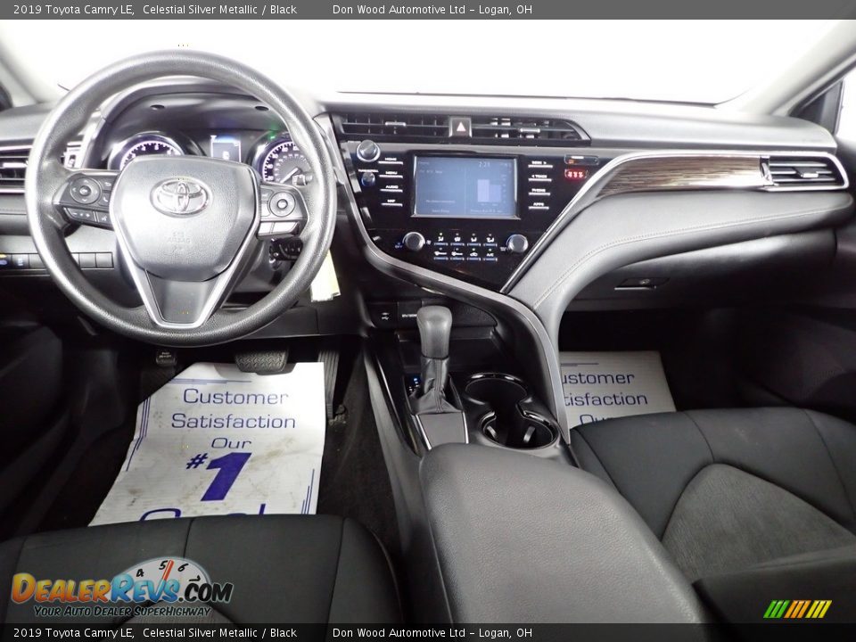 2019 Toyota Camry LE Celestial Silver Metallic / Black Photo #24
