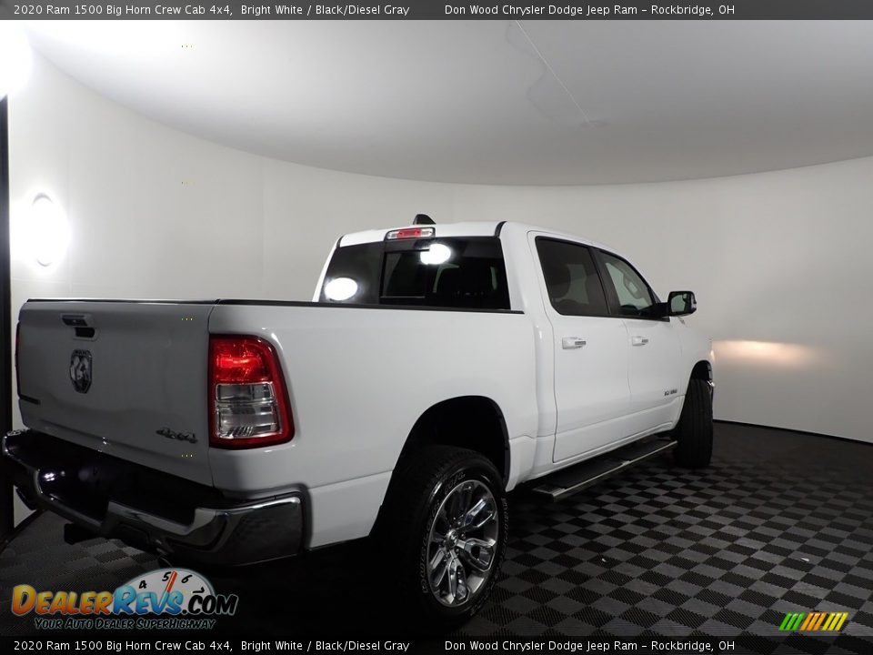 2020 Ram 1500 Big Horn Crew Cab 4x4 Bright White / Black/Diesel Gray Photo #13