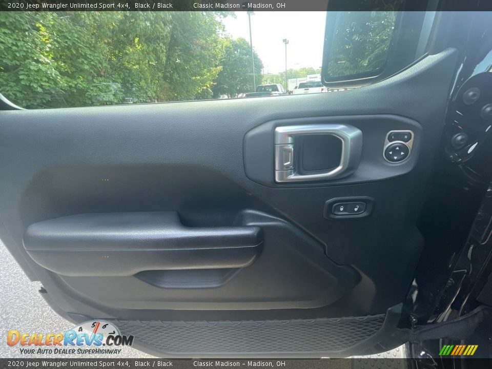 2020 Jeep Wrangler Unlimited Sport 4x4 Black / Black Photo #9