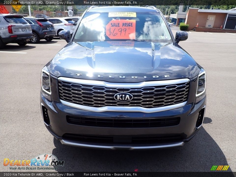 2020 Kia Telluride EX AWD Gravity Grey / Black Photo #3