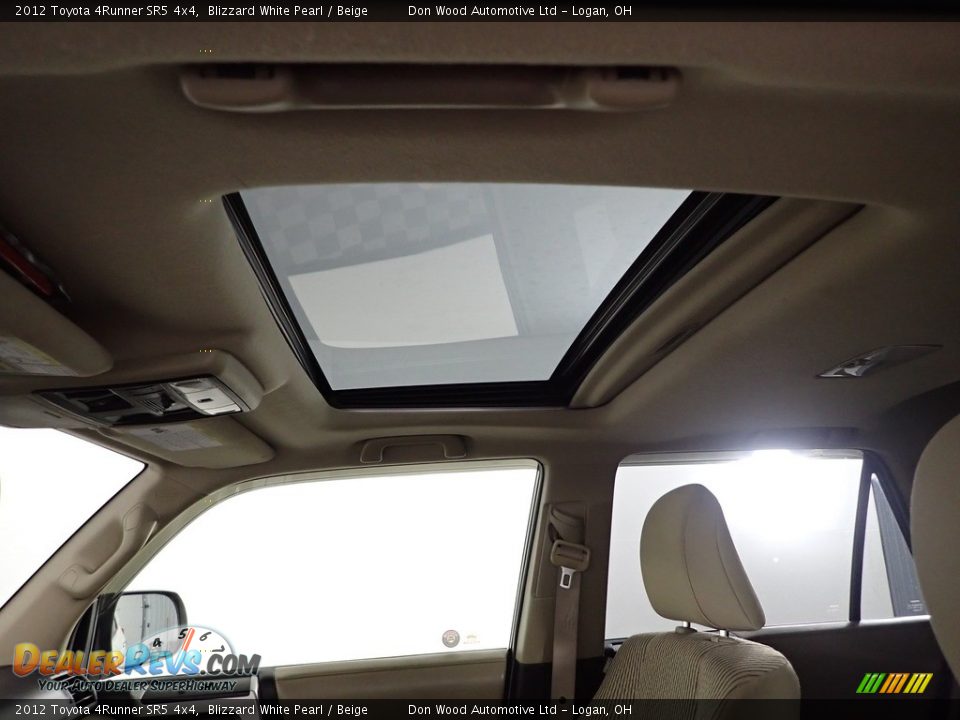2012 Toyota 4Runner SR5 4x4 Blizzard White Pearl / Beige Photo #3