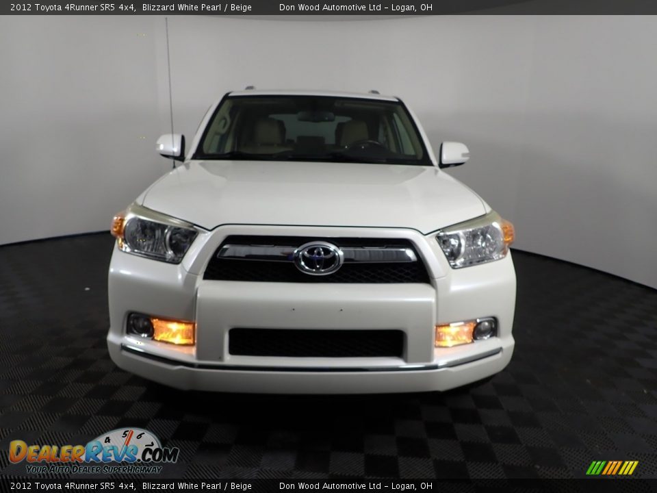 2012 Toyota 4Runner SR5 4x4 Blizzard White Pearl / Beige Photo #4