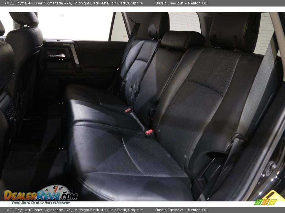 Rear Seat of 2021 Toyota 4Runner Nightshade 4x4 Photo #18