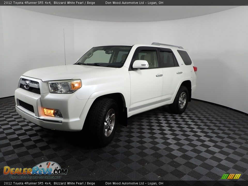 2012 Toyota 4Runner SR5 4x4 Blizzard White Pearl / Beige Photo #5