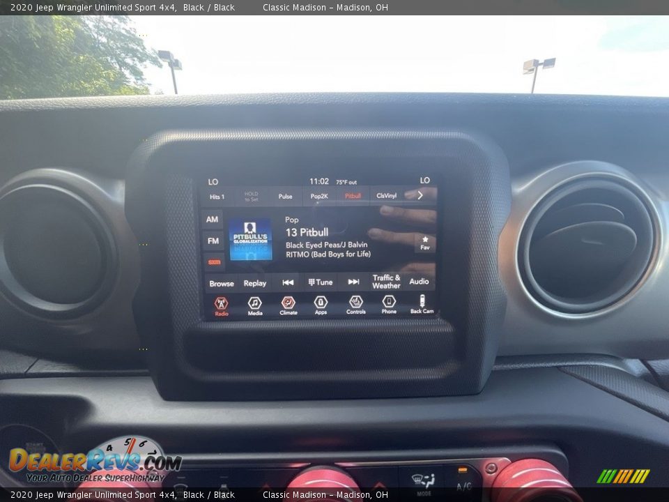 2020 Jeep Wrangler Unlimited Sport 4x4 Black / Black Photo #12