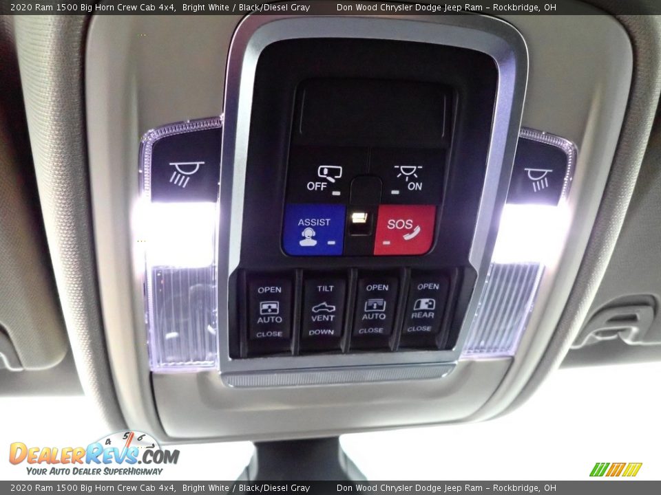 2020 Ram 1500 Big Horn Crew Cab 4x4 Bright White / Black/Diesel Gray Photo #23