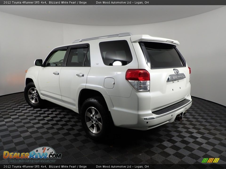 2012 Toyota 4Runner SR5 4x4 Blizzard White Pearl / Beige Photo #6
