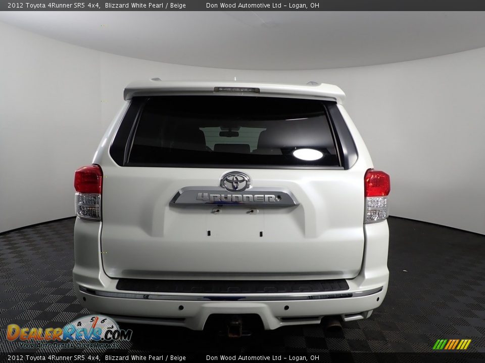 2012 Toyota 4Runner SR5 4x4 Blizzard White Pearl / Beige Photo #7
