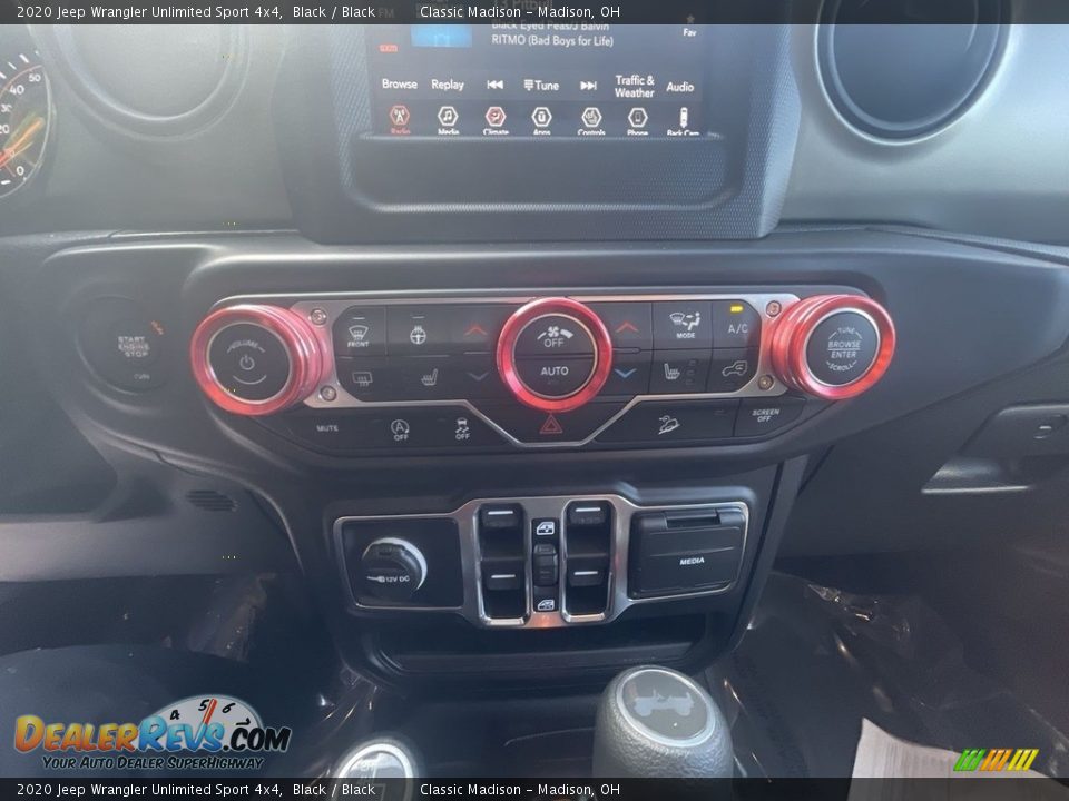 2020 Jeep Wrangler Unlimited Sport 4x4 Black / Black Photo #14