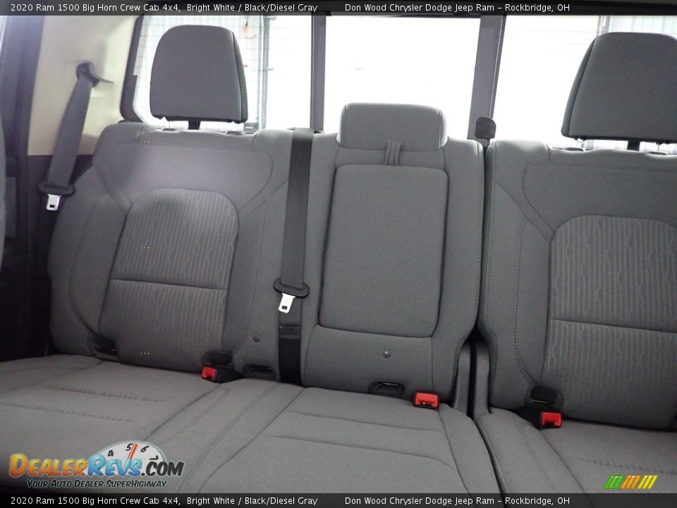 2020 Ram 1500 Big Horn Crew Cab 4x4 Bright White / Black/Diesel Gray Photo #25