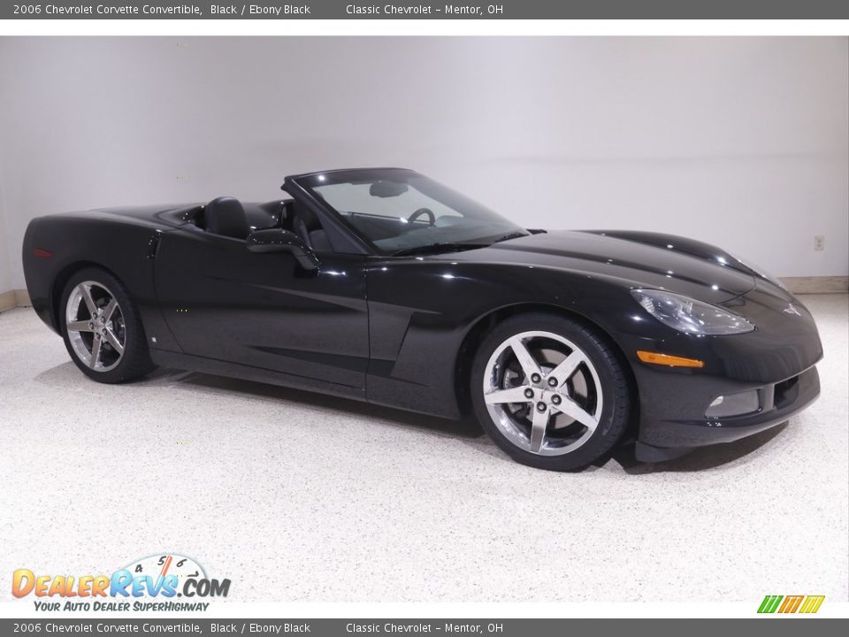 2006 Chevrolet Corvette Convertible Black / Ebony Black Photo #1