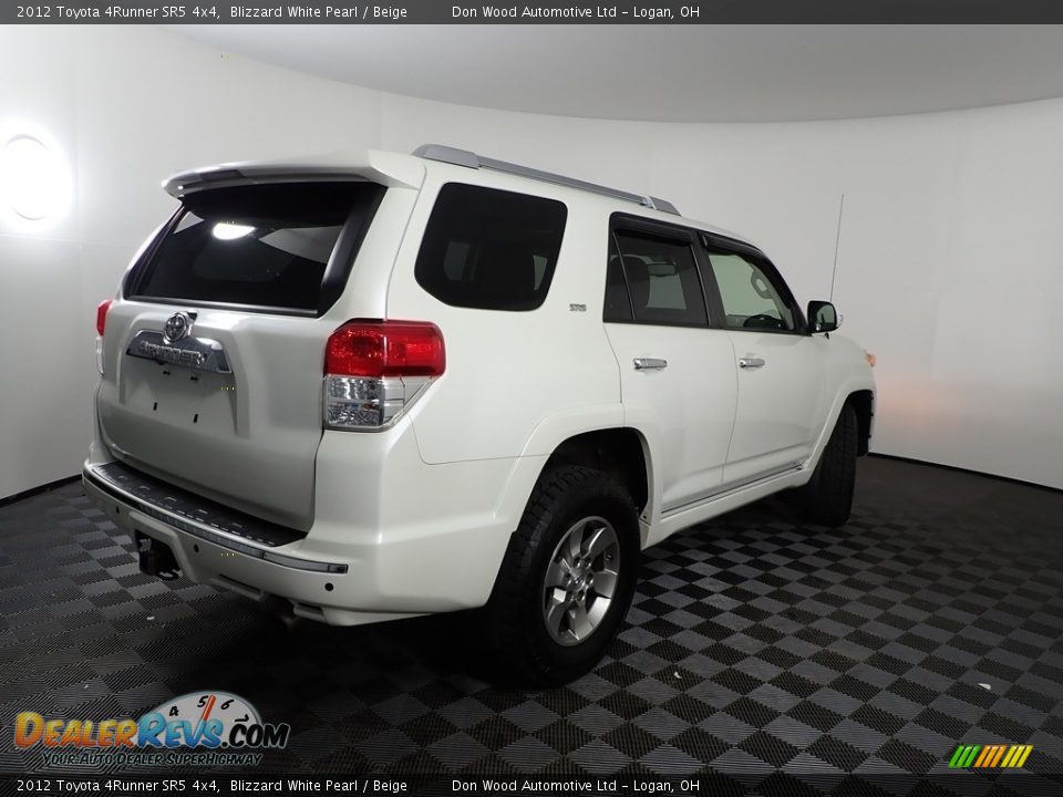 2012 Toyota 4Runner SR5 4x4 Blizzard White Pearl / Beige Photo #10