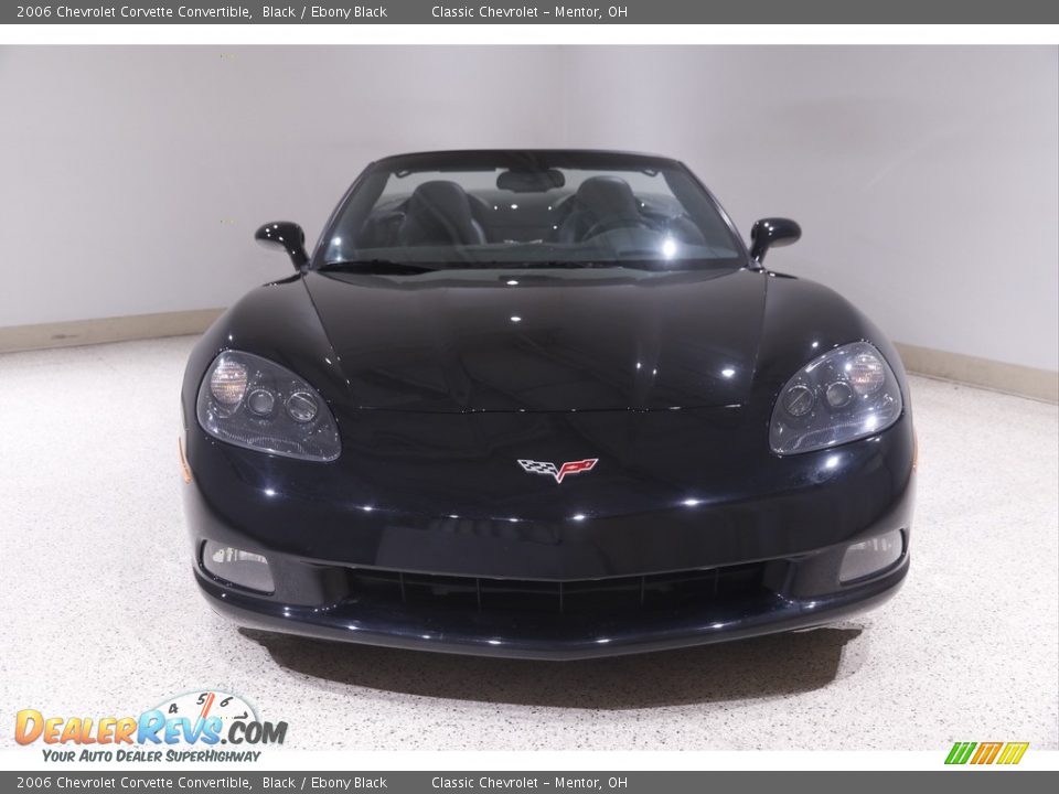 2006 Chevrolet Corvette Convertible Black / Ebony Black Photo #2