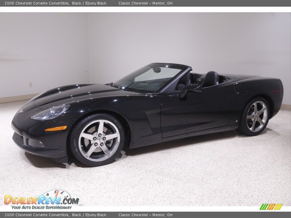 2006 Chevrolet Corvette Convertible Black / Ebony Black Photo #3