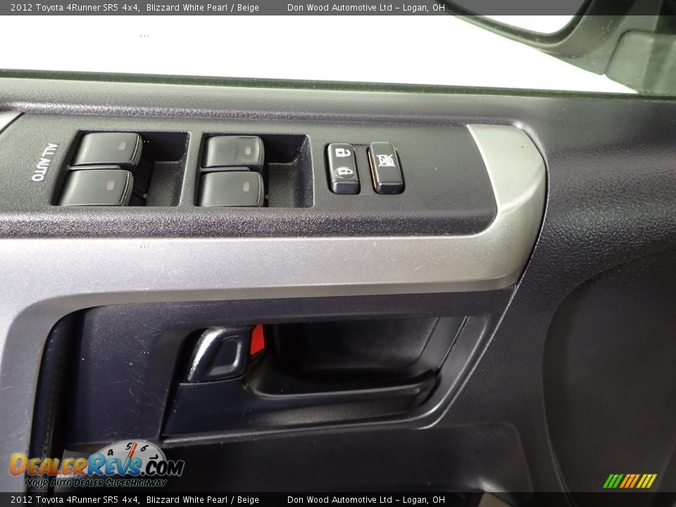 2012 Toyota 4Runner SR5 4x4 Blizzard White Pearl / Beige Photo #12