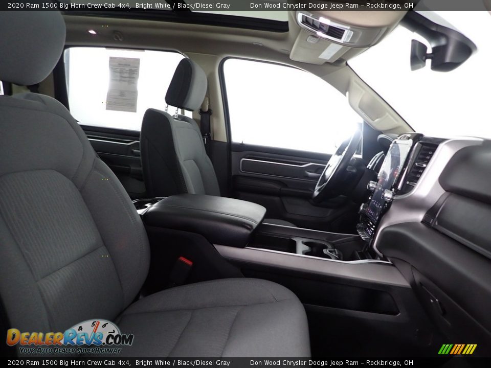 2020 Ram 1500 Big Horn Crew Cab 4x4 Bright White / Black/Diesel Gray Photo #30
