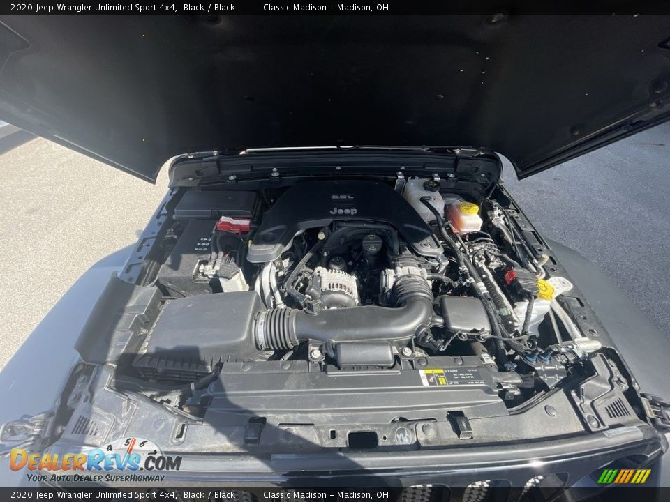 2020 Jeep Wrangler Unlimited Sport 4x4 Black / Black Photo #19