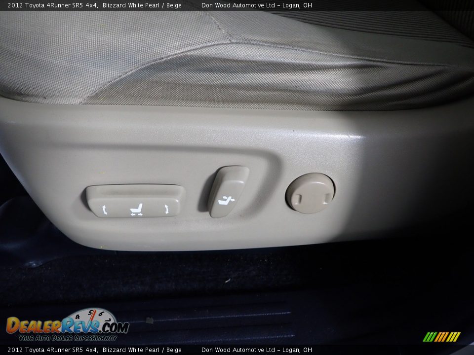 2012 Toyota 4Runner SR5 4x4 Blizzard White Pearl / Beige Photo #13
