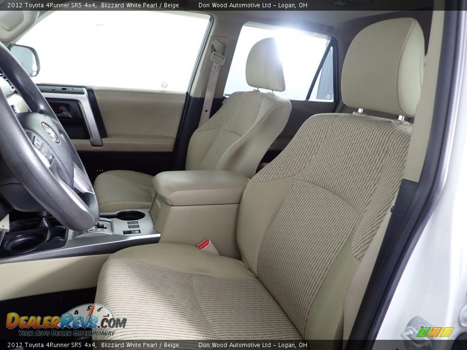 2012 Toyota 4Runner SR5 4x4 Blizzard White Pearl / Beige Photo #14