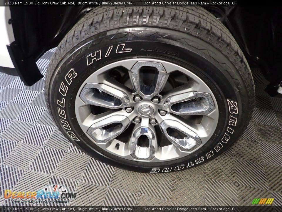 2020 Ram 1500 Big Horn Crew Cab 4x4 Bright White / Black/Diesel Gray Photo #33