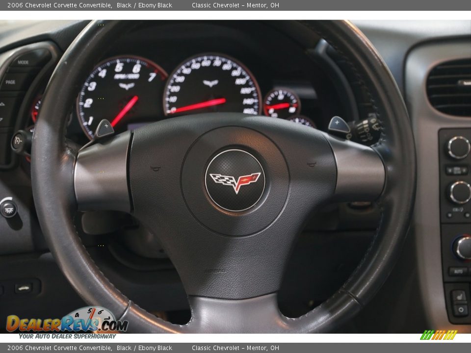 2006 Chevrolet Corvette Convertible Black / Ebony Black Photo #7